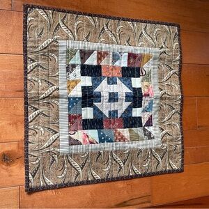 Handmade Patchwork Quilted Wall Hanging - Multicolor